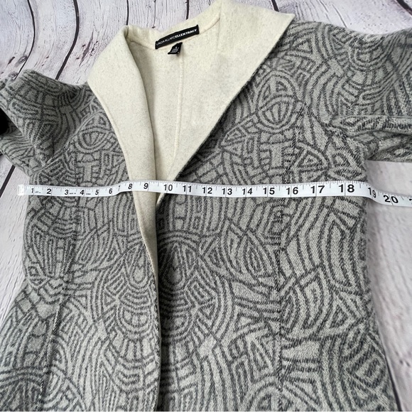 LINDA ALLARD ELLEN TRACY 100% wool tab collar open front jacket, size 4 - Picture 13 of 15